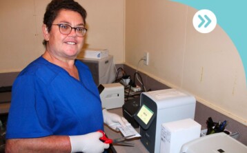 Rural remote CBC hematology clinic in Pitcairn