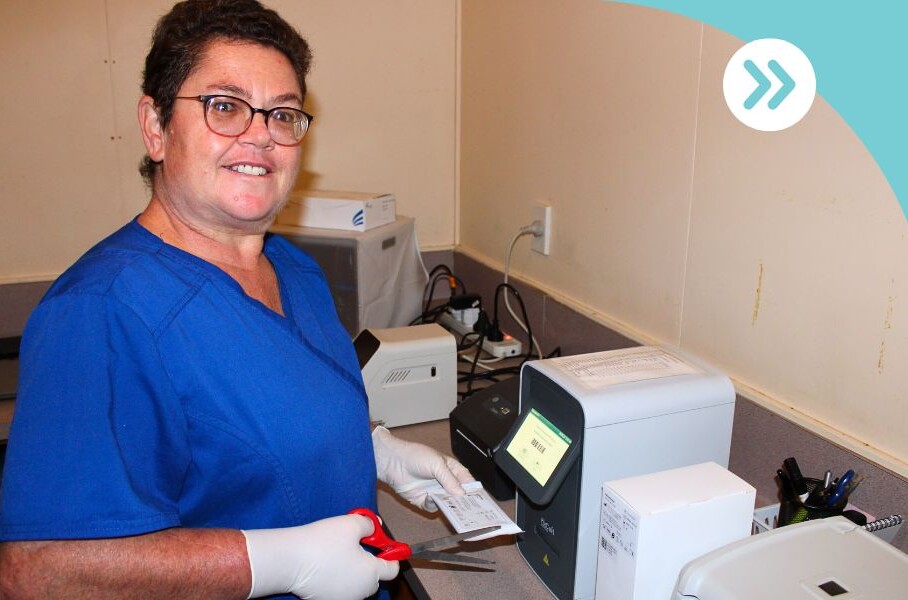 Rural remote CBC hematology clinic in Pitcairn