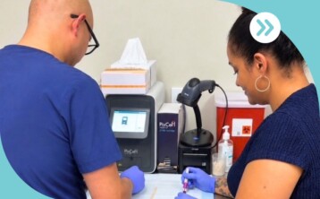 Point of Care CBC analyzer at Principle Health Systems STAT labs